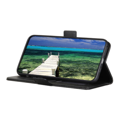 For Google Pixel 8 Pro Protective Wallet Case Cowhide Texture Leather Stand Shockproof Phone Cover