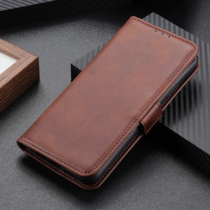 For Google Pixel 8 Pro Protective Wallet Case Cowhide Texture Leather Stand Shockproof Phone Cover