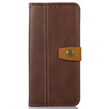 Cell Phone Cover for Google Pixel 8 Pro PU Leather Calf Texture Wallet Stand Flip Phone Case