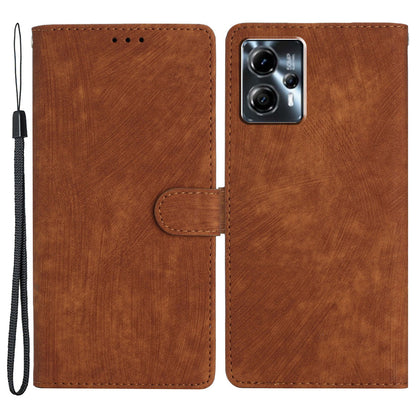 For Motorola Moto G13 4G / G23 4G / G53 5G Stand Phone Cover Skin-touch Leather Wallet Phone Case