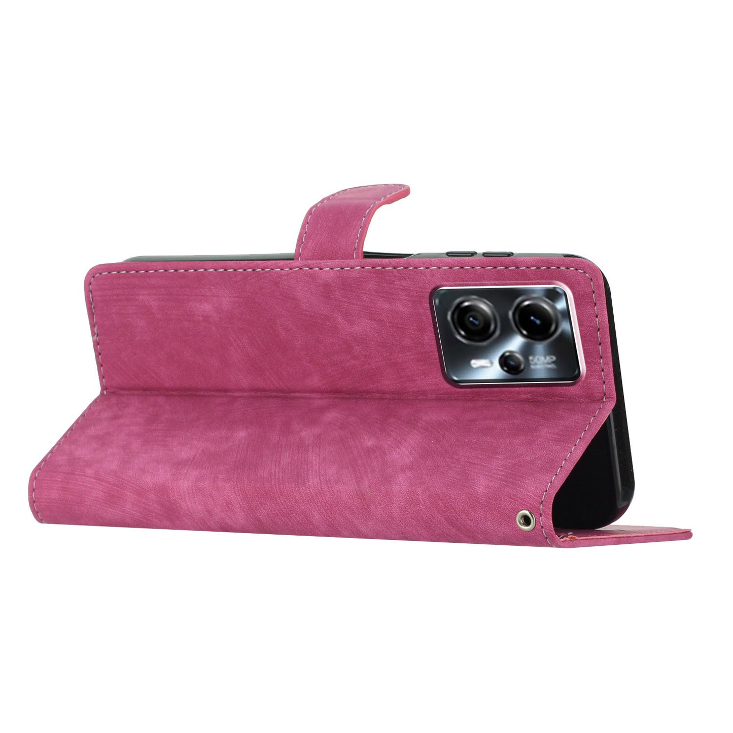 For Motorola Moto G13 4G / G23 4G / G53 5G Stand Phone Cover Skin-touch Leather Wallet Phone Case