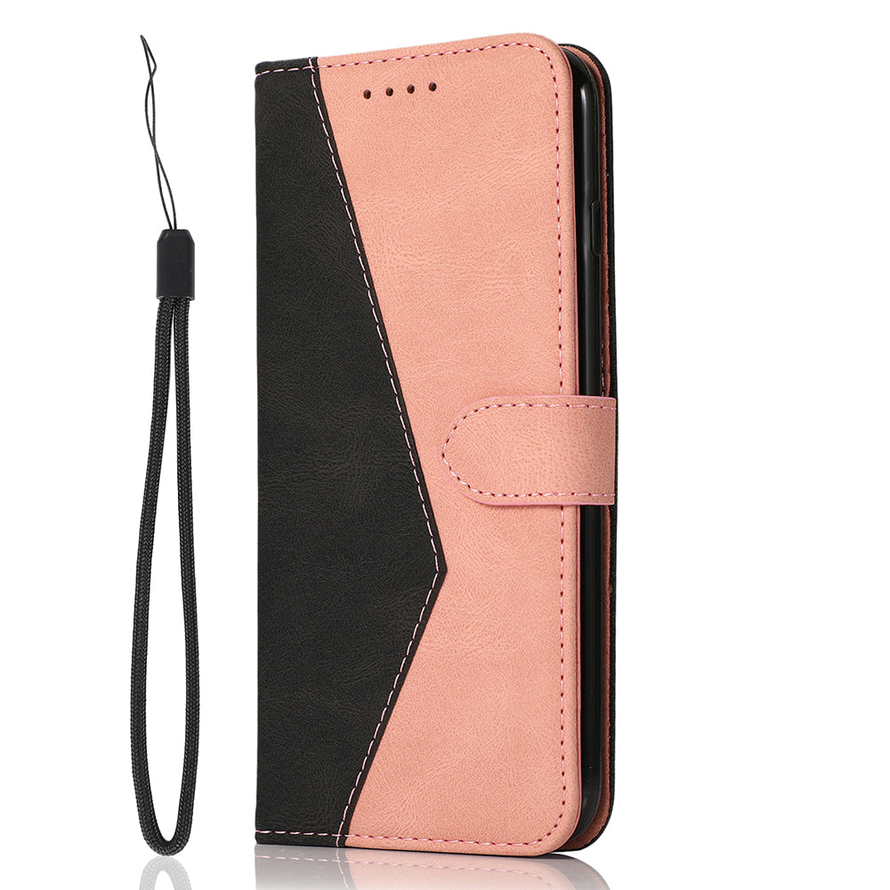 For Tecno Spark Go 2023 4G Splicing PU Leather Phone Case Anti-drop Stand Wallet Cover