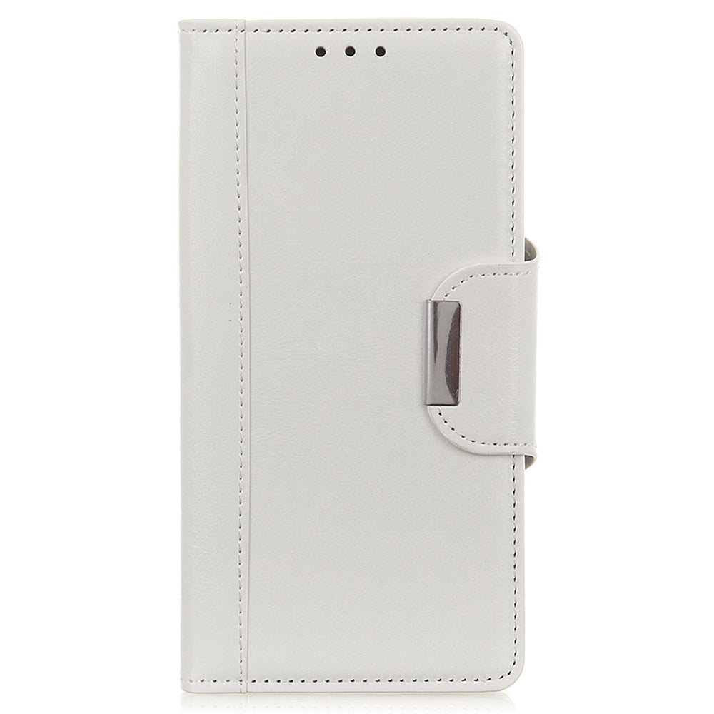 Wallet Case for Google Pixel 8 Pro , Anti-scratch PU Leather Cowhide Texture Stand Phone Cover