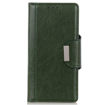 Wallet Case for Google Pixel 8 Pro , Anti-scratch PU Leather Cowhide Texture Stand Phone Cover