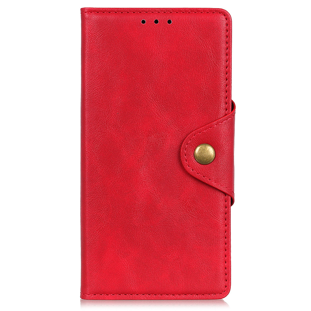 For Google Pixel 8 Shockproof Stand Wallet PU Leather Case Brass Buckle Mobile Phone Cover