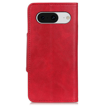 For Google Pixel 8 Shockproof Stand Wallet PU Leather Case Brass Buckle Mobile Phone Cover