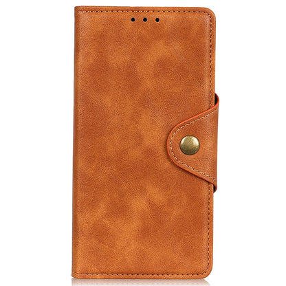 For Google Pixel 8 Shockproof Stand Wallet PU Leather Case Brass Buckle Mobile Phone Cover