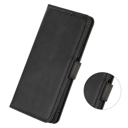 PU Leather Phone Case for Google Pixel 8 Pro , Cowhide Texture Cellphone Cover with Stand Wallet