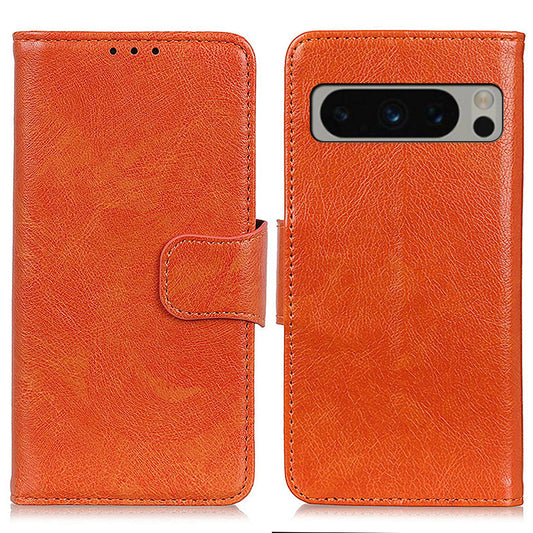 For Google Pixel 8 Pro Stand Split Leather Phone Case Nappa Texture Wallet Cover