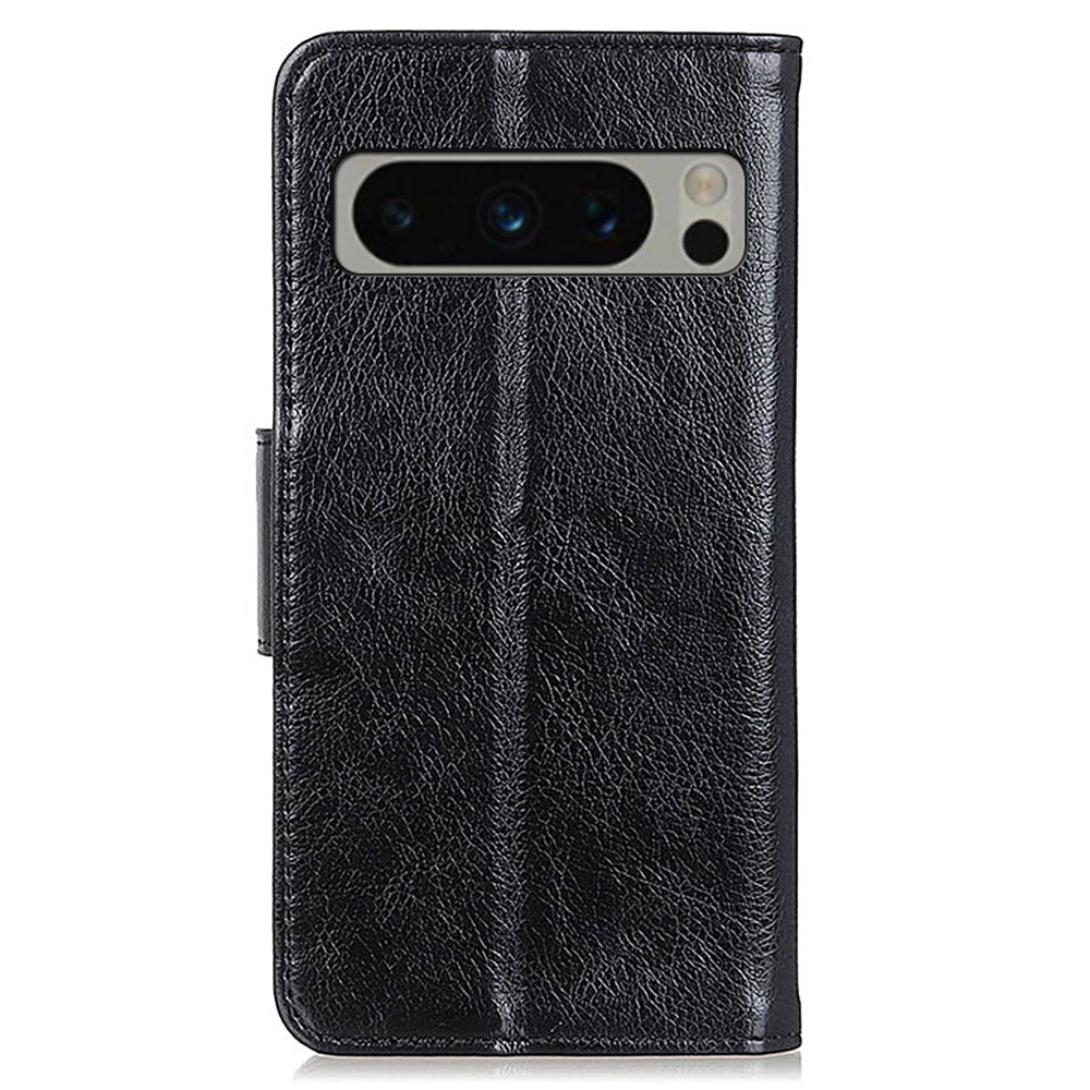 For Google Pixel 8 Pro Stand Split Leather Phone Case Nappa Texture Wallet Cover