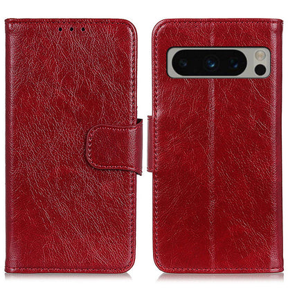 For Google Pixel 8 Pro Stand Split Leather Phone Case Nappa Texture Wallet Cover