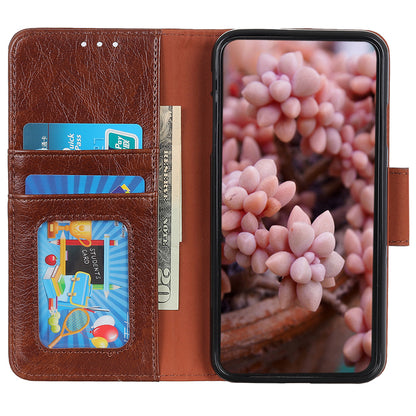 For Google Pixel 8 Pro Stand Split Leather Phone Case Nappa Texture Wallet Cover