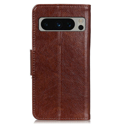 For Google Pixel 8 Pro Stand Split Leather Phone Case Nappa Texture Wallet Cover