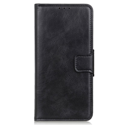 Leather Cover for Google Pixel 8 Cell Phone Wallet Case Crazy Horse Texture Shell with Stand