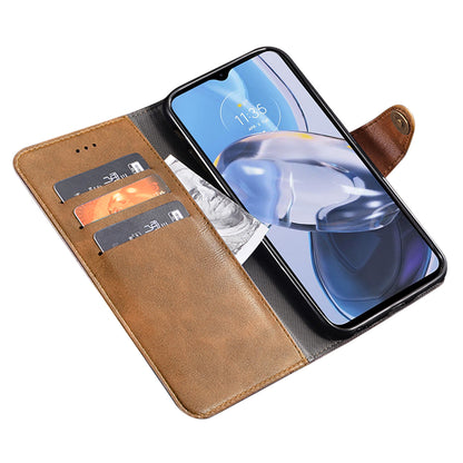 IDEWEI For Motorola Moto E13 4G PU Leather Wallet Case Anti-Drop Shockproof Phone Cover with Stand