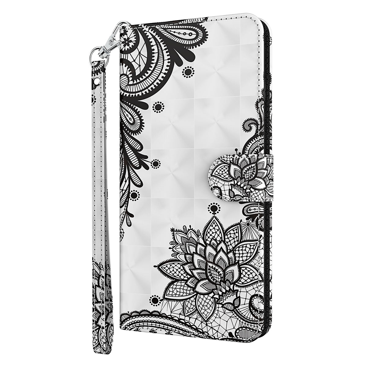 For Xiaomi 13 Lite / Civi 2 5G PU Leather Wallet Phone Case 3D Pattern Printing Phone Stand Cover with Strap
