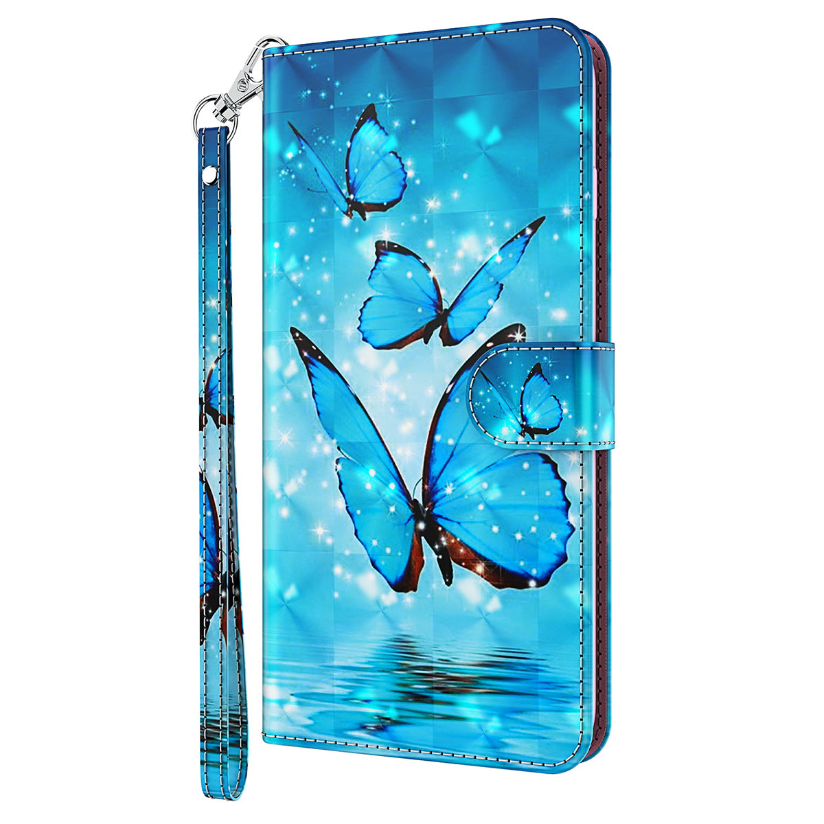 For Xiaomi 13 Lite / Civi 2 5G PU Leather Wallet Phone Case 3D Pattern Printing Phone Stand Cover with Strap