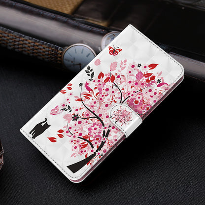 For Xiaomi 13 Lite / Civi 2 5G PU Leather Wallet Phone Case 3D Pattern Printing Phone Stand Cover with Strap