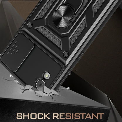 Anti-Scratch Kickstand PC+TPU Phone Case for TCL 30 Z Slide Lens Protection Cover