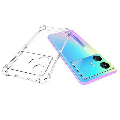 For Realme GT Neo5 SE 5G Anti-Slip Clear Soft TPU Phone Case Mobile Phone Back Cover Shell