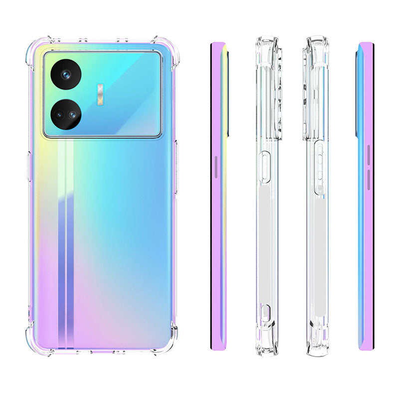 For Realme GT Neo5 SE 5G Anti-Slip Clear Soft TPU Phone Case Mobile Phone Back Cover Shell