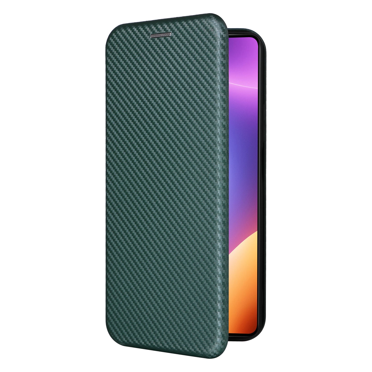 For Xiaomi Redmi Note 12 Turbo / Poco F5 5G Carbon Fiber Texture Leather Case Flip Stand Cell Phone Cover