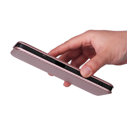 For Xiaomi Redmi Note 12 Turbo / Poco F5 5G Carbon Fiber Texture Leather Case Flip Stand Cell Phone Cover