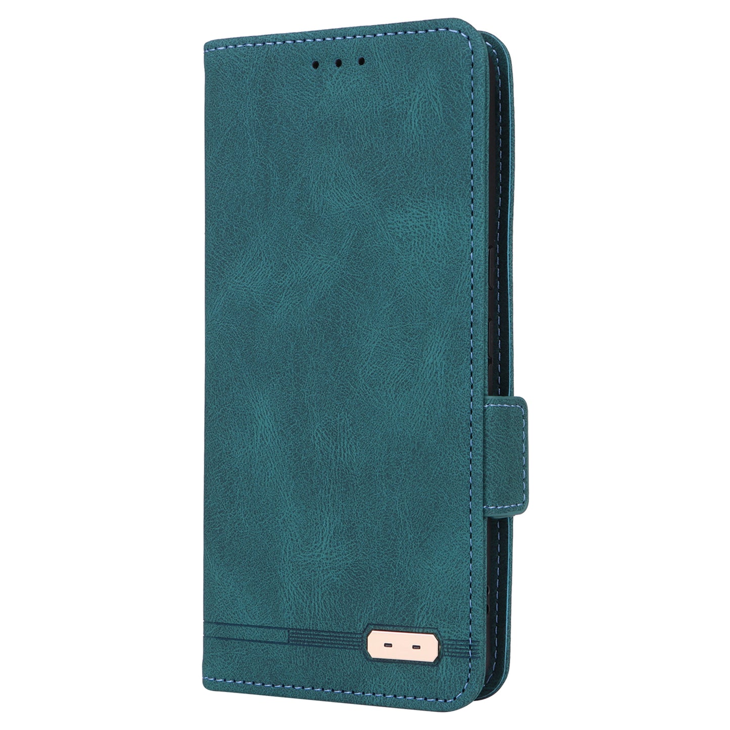 For Google Pixel 8 Pro Anti-scratch Wallet Stand Cover Hardware Decor PU Leather Phone Case