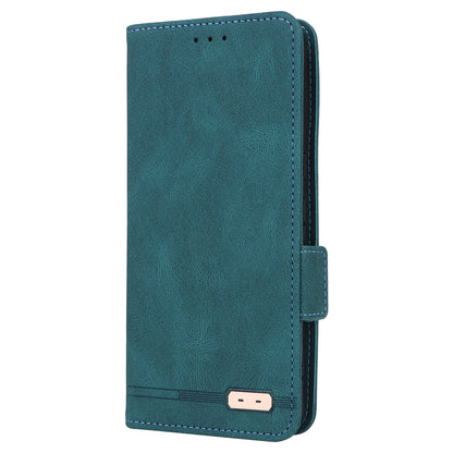 For Google Pixel 8 Pro Anti-scratch Wallet Stand Cover Hardware Decor PU Leather Phone Case