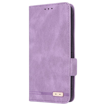 For Google Pixel 8 Pro Anti-scratch Wallet Stand Cover Hardware Decor PU Leather Phone Case