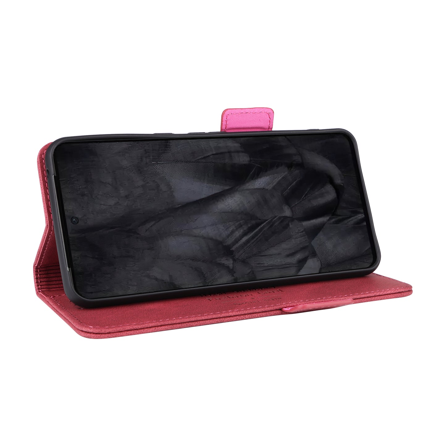 For Google Pixel 8 Pro Anti-scratch Wallet Stand Cover Hardware Decor PU Leather Phone Case