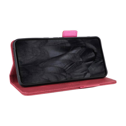 For Google Pixel 8 Pro Anti-scratch Wallet Stand Cover Hardware Decor PU Leather Phone Case