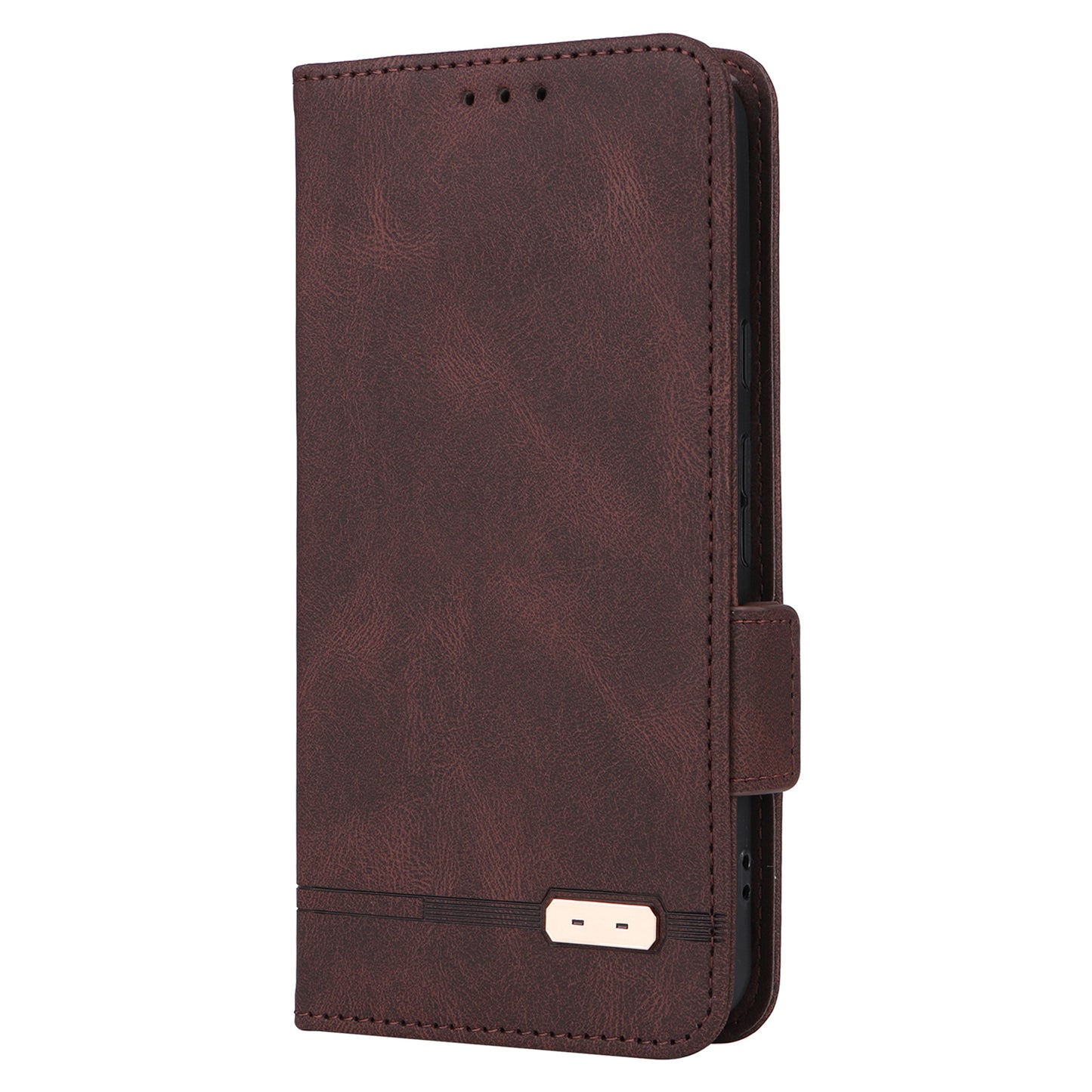 For Google Pixel 8 Hardware Decor PU Leather Phone Case Wallet Stand Phone Cover