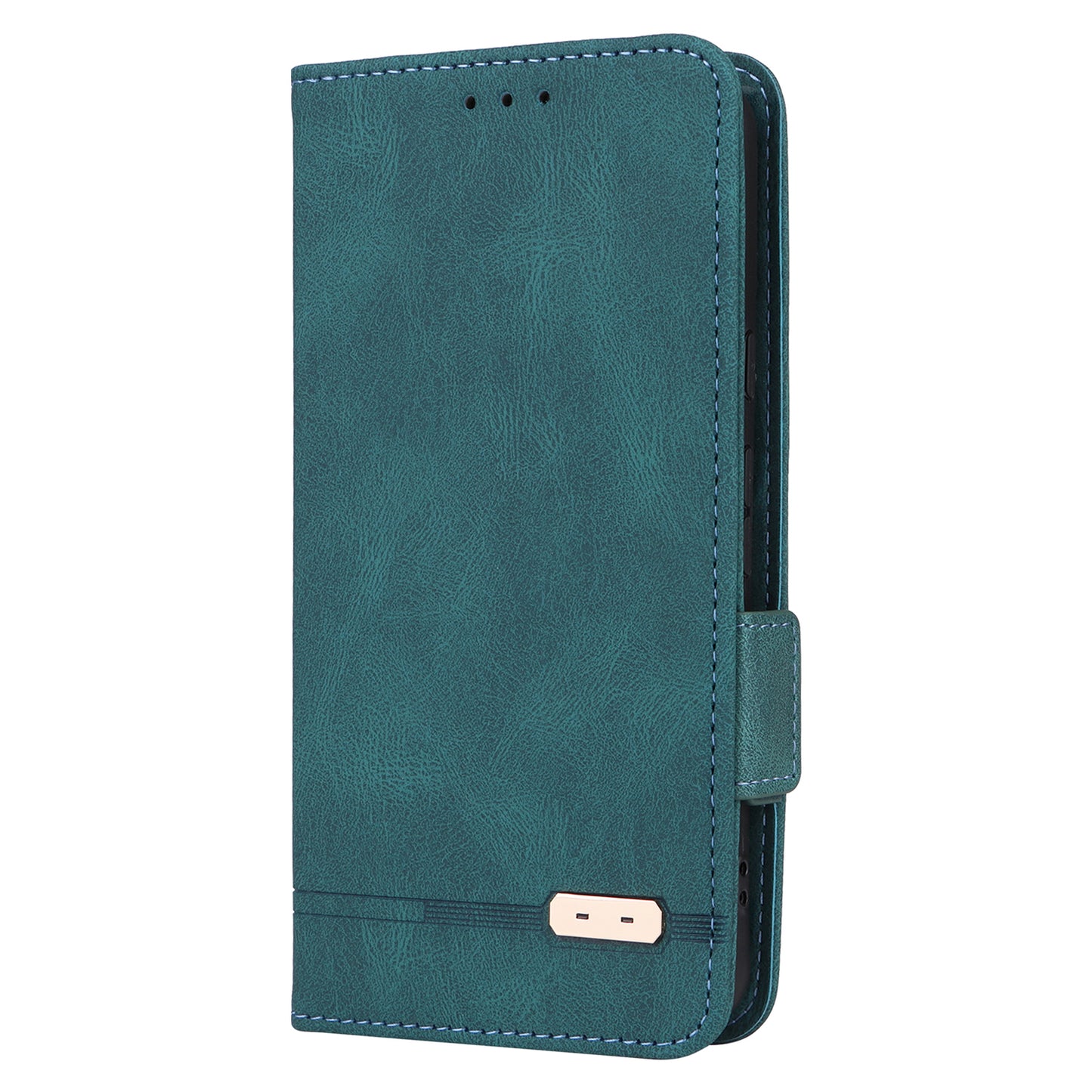 For Google Pixel 8 Hardware Decor PU Leather Phone Case Wallet Stand Phone Cover