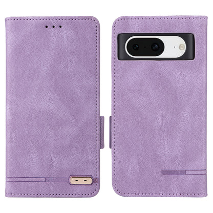 For Google Pixel 8 Hardware Decor PU Leather Phone Case Wallet Stand Phone Cover