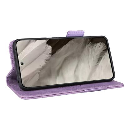 For Google Pixel 8 Hardware Decor PU Leather Phone Case Wallet Stand Phone Cover