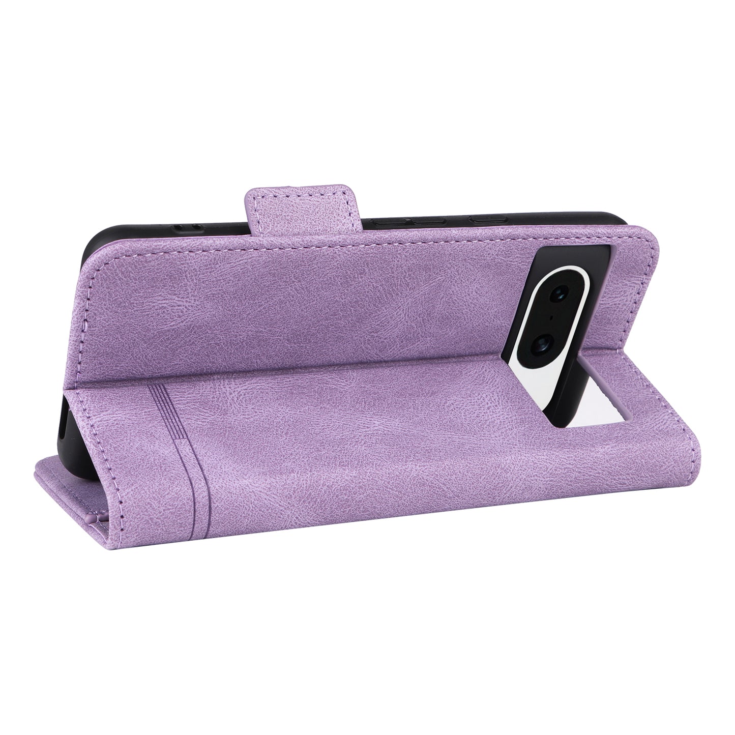 For Google Pixel 8 Hardware Decor PU Leather Phone Case Wallet Stand Phone Cover