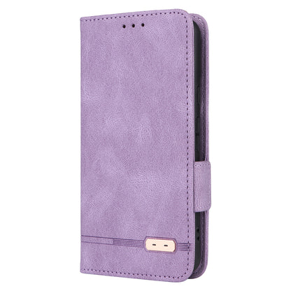 For Google Pixel 8 Hardware Decor PU Leather Phone Case Wallet Stand Phone Cover