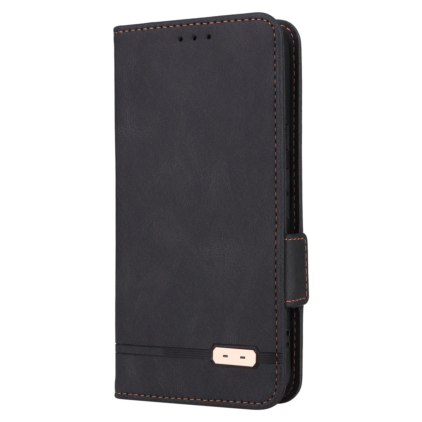 For Google Pixel 8 Hardware Decor PU Leather Phone Case Wallet Stand Phone Cover