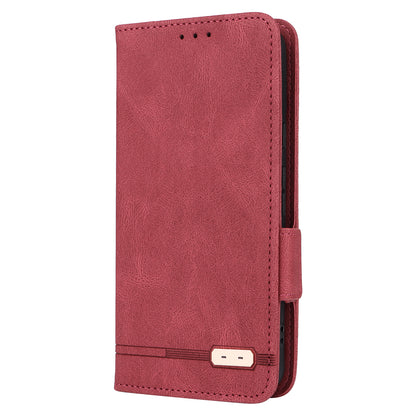 For Google Pixel 8 Hardware Decor PU Leather Phone Case Wallet Stand Phone Cover