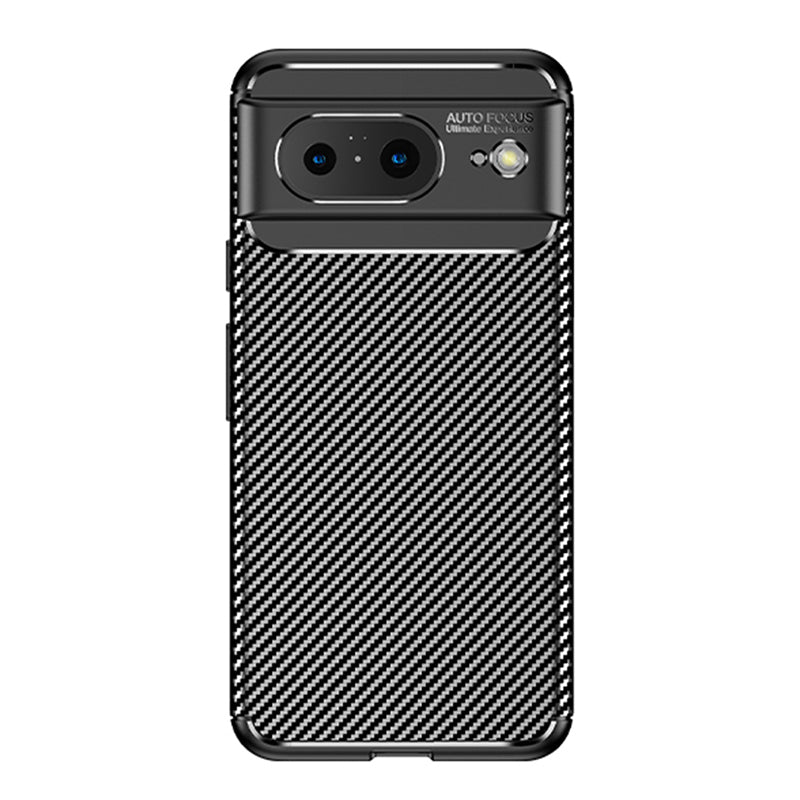 Anti-drop Phone TPU Case for Google Pixel 8 , Carbon Fiber Texture Protective Phone Cover