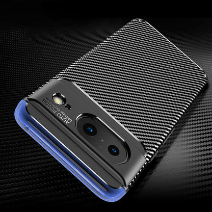 Anti-drop Phone TPU Case for Google Pixel 8 , Carbon Fiber Texture Protective Phone Cover