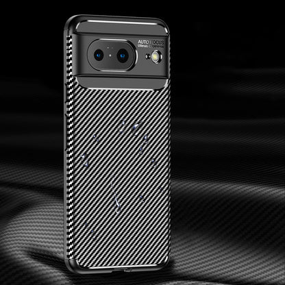 Anti-drop Phone TPU Case for Google Pixel 8 , Carbon Fiber Texture Protective Phone Cover