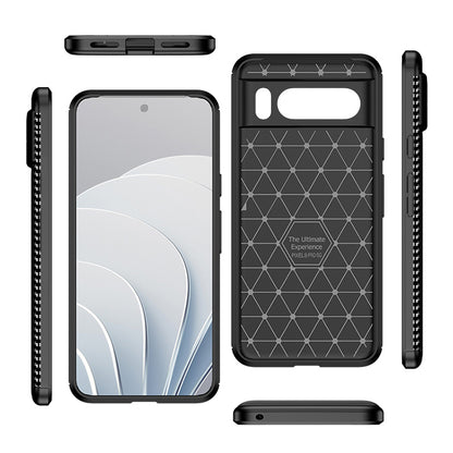 TPU Phone Case for Google Pixel 8 Pro , Carbon Fiber Texture Anti-scratch Mobile Phone Cover