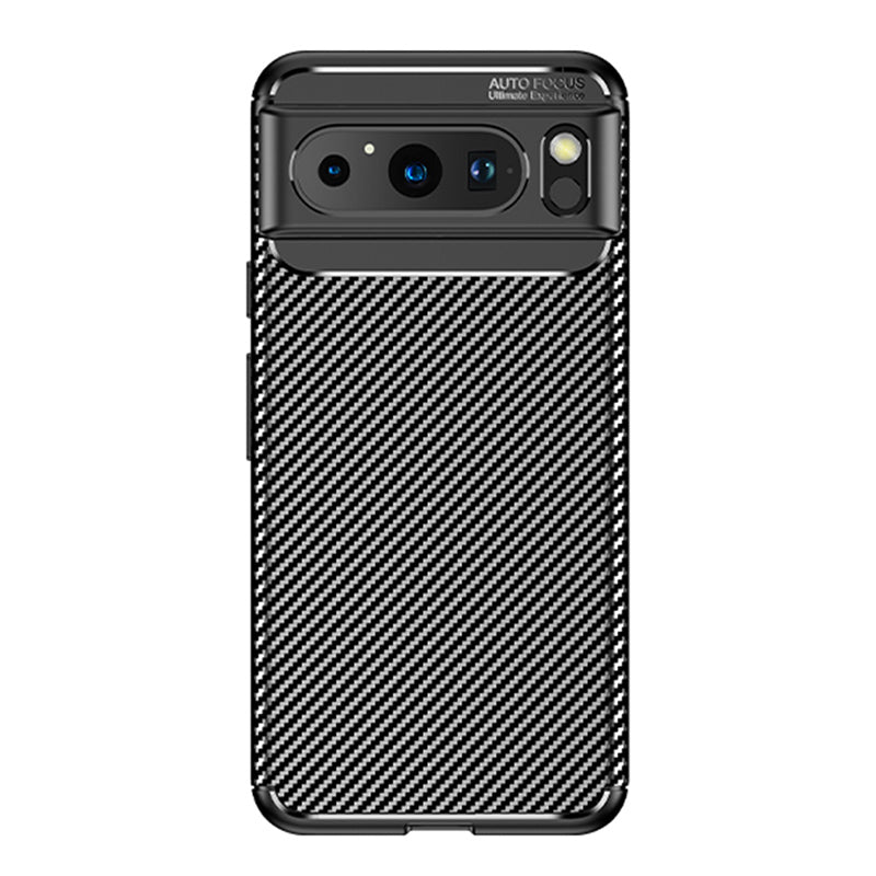 TPU Phone Case for Google Pixel 8 Pro , Carbon Fiber Texture Anti-scratch Mobile Phone Cover