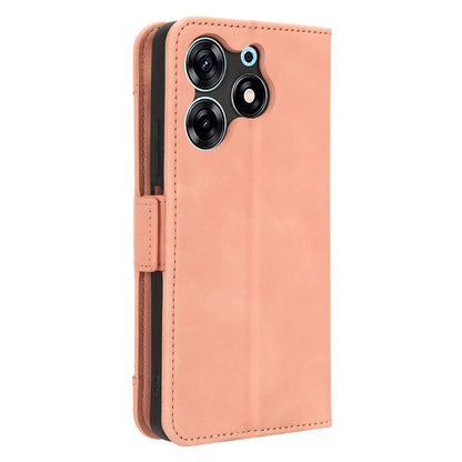 Wallet Phone Shell for Tecno Spark 10 Pro / KI7 Leather Flip Cover Multiple Card Slots Phone Case with Stand