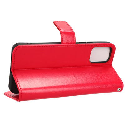 Wallet Phone Case for Nokia C32 PU Leather Flip Cover Crazy Horse Texture Stand Shockproof Cover