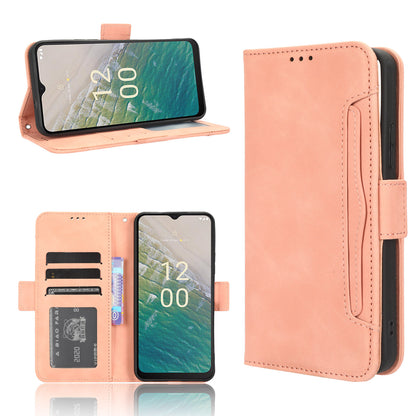 For Nokia C32 Flip Design PU Leather Phone Case Stand Multiple Card Slots Wallet Phone Cover