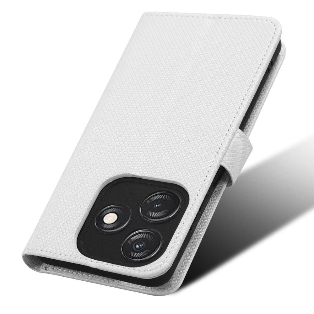 For Tecno Spark 10C 4G PU Leather+TPU Cell Phone Cover Diamond Texture Flip Stand Wallet Case