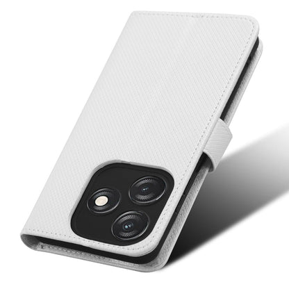 For Tecno Spark 10C 4G PU Leather+TPU Cell Phone Cover Diamond Texture Flip Stand Wallet Case